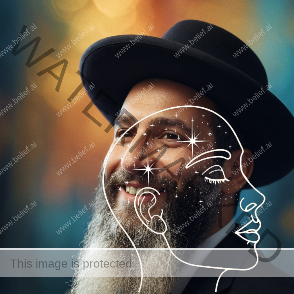 Smiling Jewish Rabbi